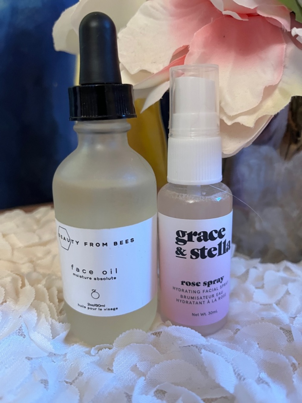 Face Oil - Hydrating Oil and Stella & Grace facial Mist